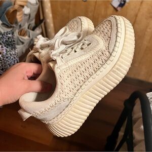 Crochet detail sneakers